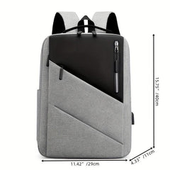 USB Charging Business Backpack Men's Large Capacity Waterproof Computer Bag