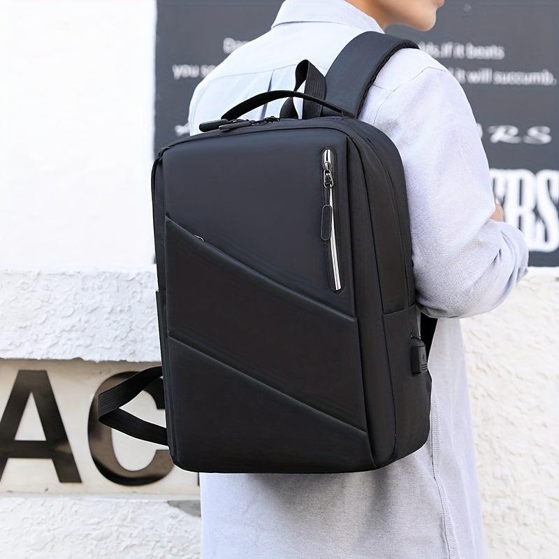 USB Charging Business Backpack Men's Large Capacity Waterproof Computer Bag