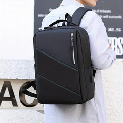 USB Charging Business Backpack Men's Large Capacity Waterproof Computer Bag