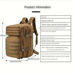 45L Waterproof Camouflage Tactical Backpack Travel Computer Bag