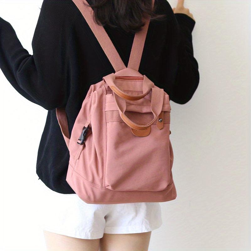 Casual Canvas Backpack Travel Backpack School Bag
