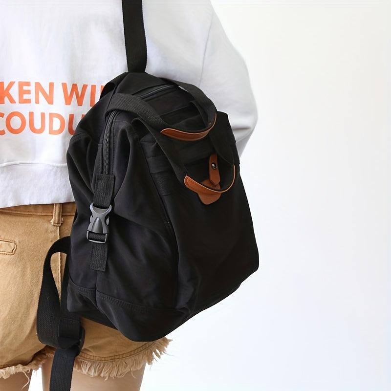 Casual Canvas Backpack Travel Backpack School Bag