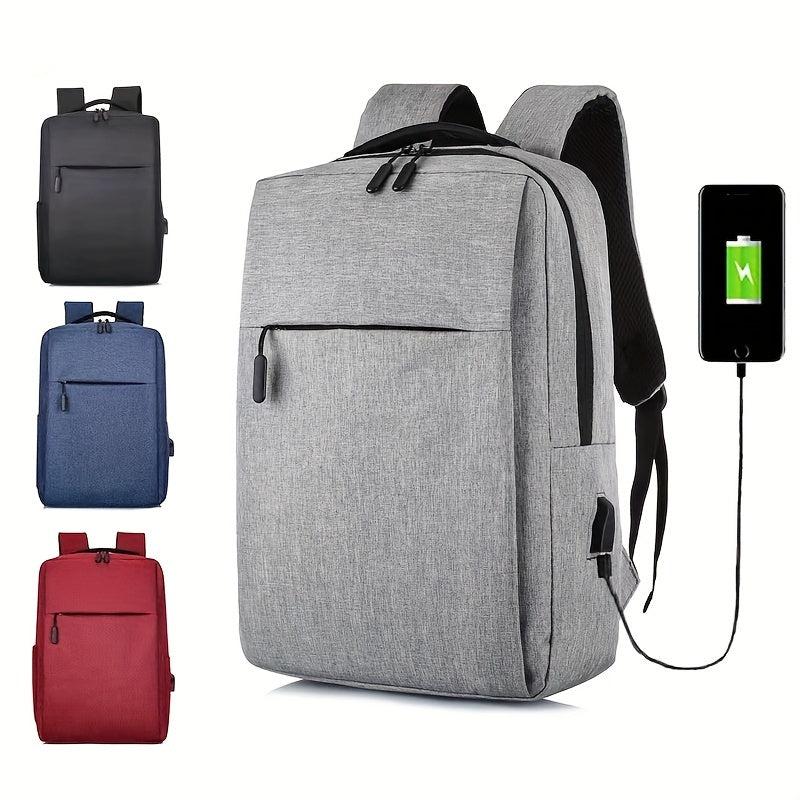 38L Laptop Backpack USB Charging Port Waterproof Shockproof Travel Bag