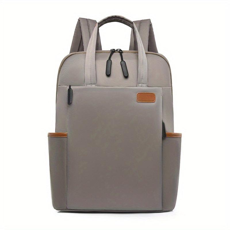 Lightweight Solid Men's Women's Backpack Business Laptop Bag