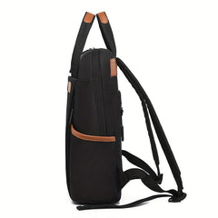Lightweight Solid Men's Women's Backpack Business Laptop Bag
