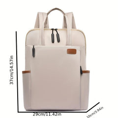 Lightweight Solid Men's Women's Backpack Business Laptop Bag