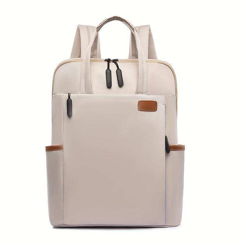 Lightweight Solid Men's Women's Backpack Business Laptop Bag