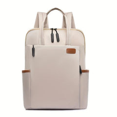 Lightweight Solid Men's Women's Backpack Business Laptop Bag