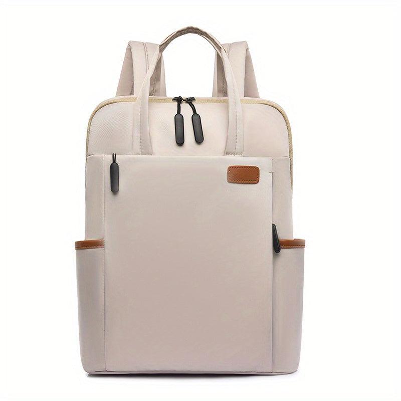 Lightweight Solid Men's Women's Backpack Business Laptop Bag