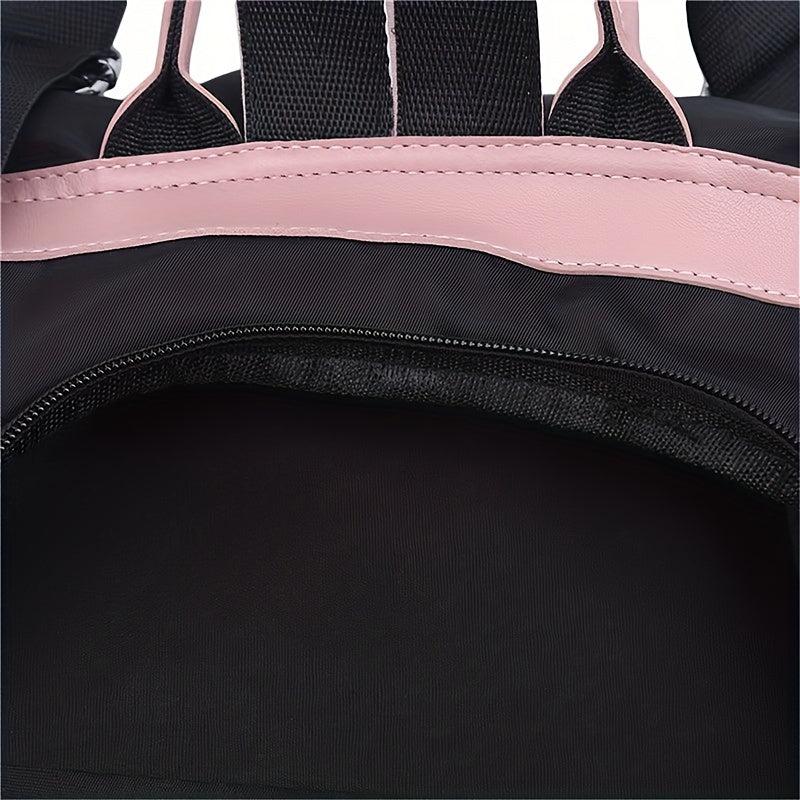 Pink Backpack Large Capacity School Bag Casual Bag