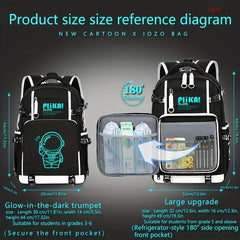 Spaceman Shoulder Bag for Boys Junior High School Students