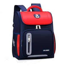 Large Capacity Student Backpack Schoolbags Red Bag