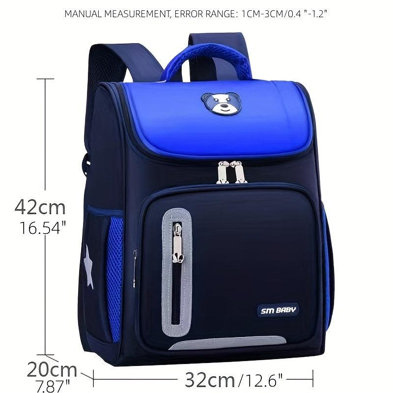 Large Capacity Student Backpack Schoolbags Red Bag
