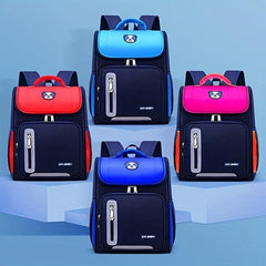 Large Capacity Student Backpack Schoolbags Red Bag