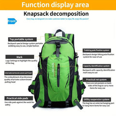 Large Capacity Outdoor Backpack for Mountaineering Hiking Camping