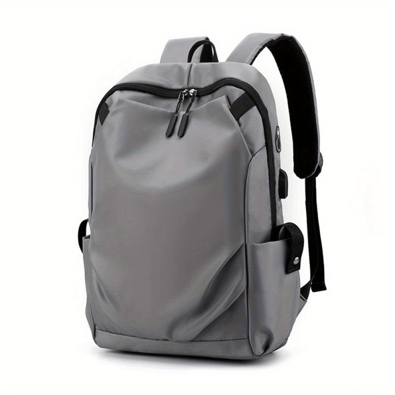 Casual Backpack USB Charging Port Computer Bag Large Capacity Travel Schoolbag