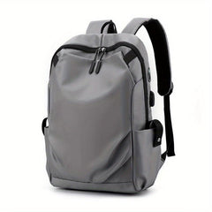 Casual Backpack USB Charging Port Computer Bag Large Capacity Travel Schoolbag