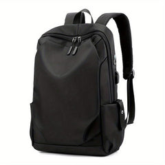 Casual Backpack USB Charging Port Computer Bag Large Capacity Travel Schoolbag