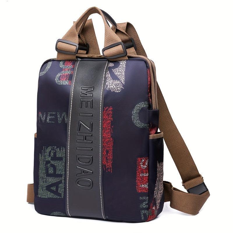 Ethnic Style Large Capacity Backpack Casual Travel Outing Bag