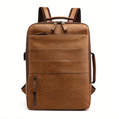Men's Waterproof Business Computer Backpack With USB Port