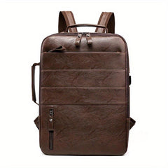 Men's Waterproof Business Computer Backpack With USB Port