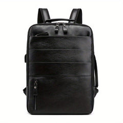 Men's Waterproof Business Computer Backpack With USB Port