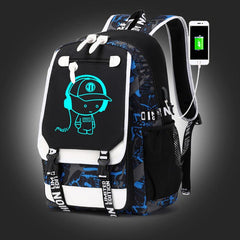 Cartoon Astronaut Student Backpack for School Life