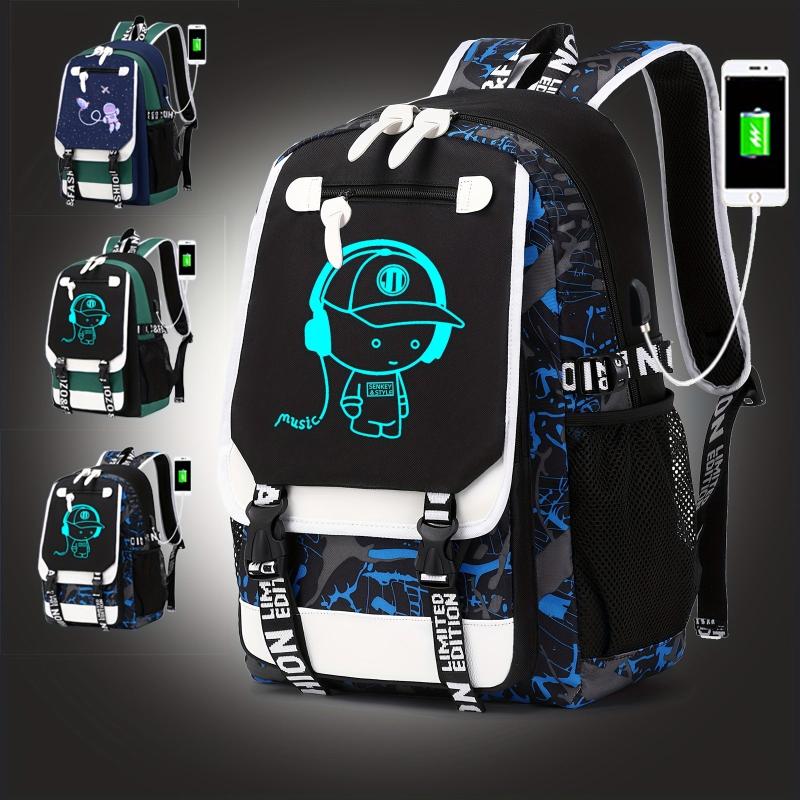 Cartoon Astronaut Student Backpack for School Life