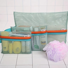 4pcs Multifunctional Travel Storage Bags Grid Finishing Bags