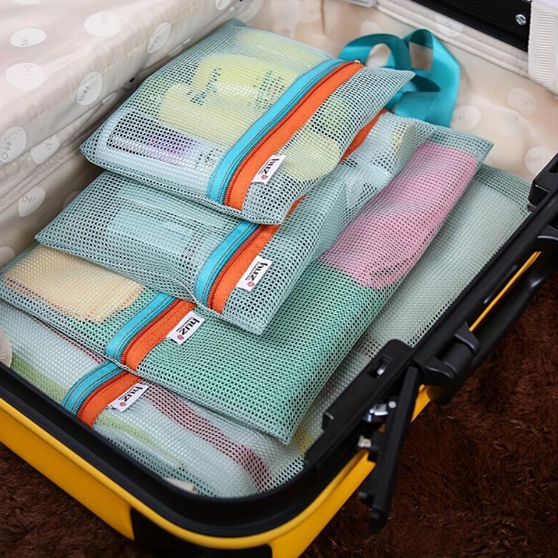 4pcs Multifunctional Travel Storage Bags Grid Finishing Bags