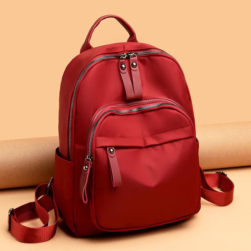 Versatile Casual Oxford Cloth Schoolbag Travel Backpack For Women Men