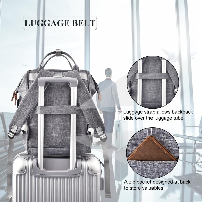 LOKASS Laptop Backpack 17.3 Inch Waterproof Business Travel Backpack