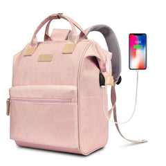 LOKASS Laptop Backpack 17.3 Inch Waterproof Business Travel Backpack