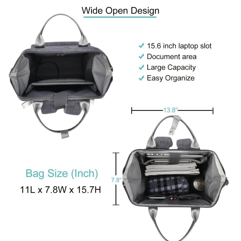 LOKASS Laptop Backpack 17.3 Inch Waterproof Business Travel Backpack