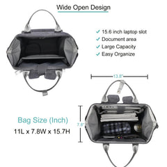LOKASS Laptop Backpack 17.3 Inch Waterproof Business Travel Backpack