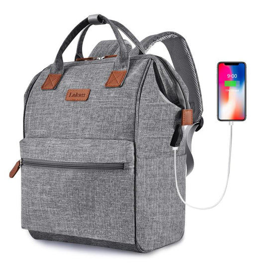 LOKASS Laptop Backpack 17.3 Inch Waterproof Business Travel Backpack