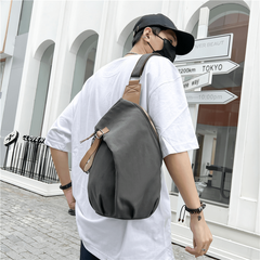 Large Capacity Shoulder Bag Casual Chest Bag For Men Travel Work Messenger Bag