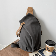 Large Capacity Shoulder Bag Casual Chest Bag For Men Travel Work Messenger Bag