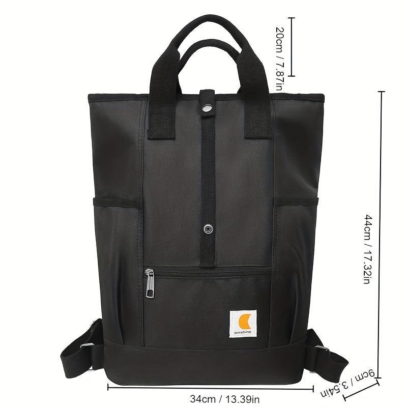 Vintage Retro Backpack For Men And Women Large Capacity Schoolbag Travel Bag