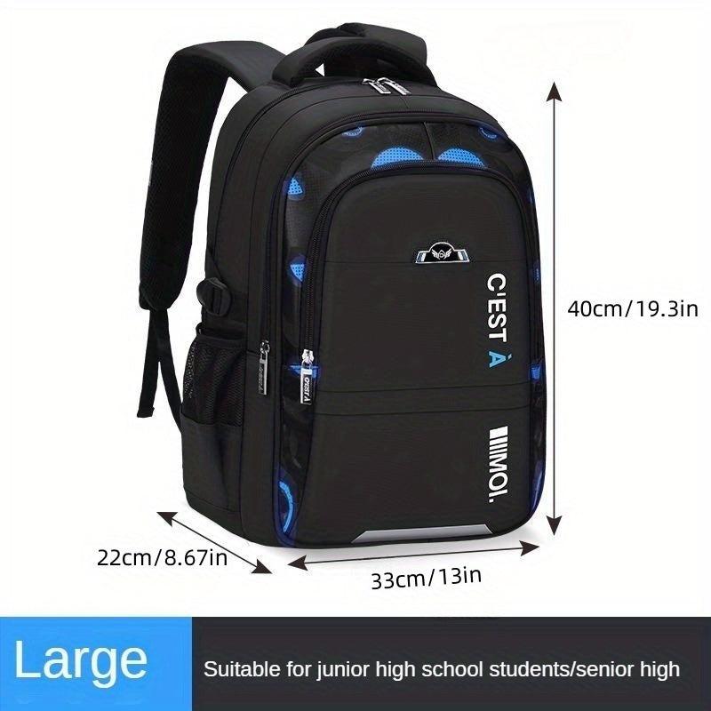 Waterproof Children's Bookbag Boys Schoolbag Glow In The Dark Backpack