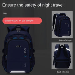 Waterproof Children's Bookbag Boys Schoolbag Glow In The Dark Backpack
