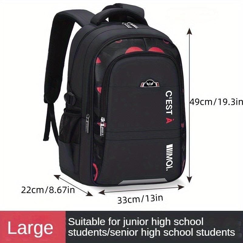 Waterproof Children's Bookbag Boys Schoolbag Glow In The Dark Backpack