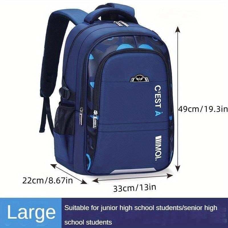 Waterproof Children's Bookbag Boys Schoolbag Glow In The Dark Backpack