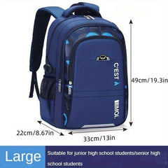 Waterproof Children's Bookbag Boys Schoolbag Glow In The Dark Backpack