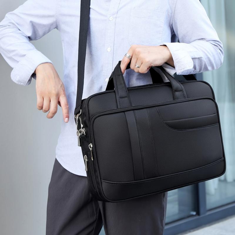 Large Capacity Shoulder Bag Men's Computer Briefcase
