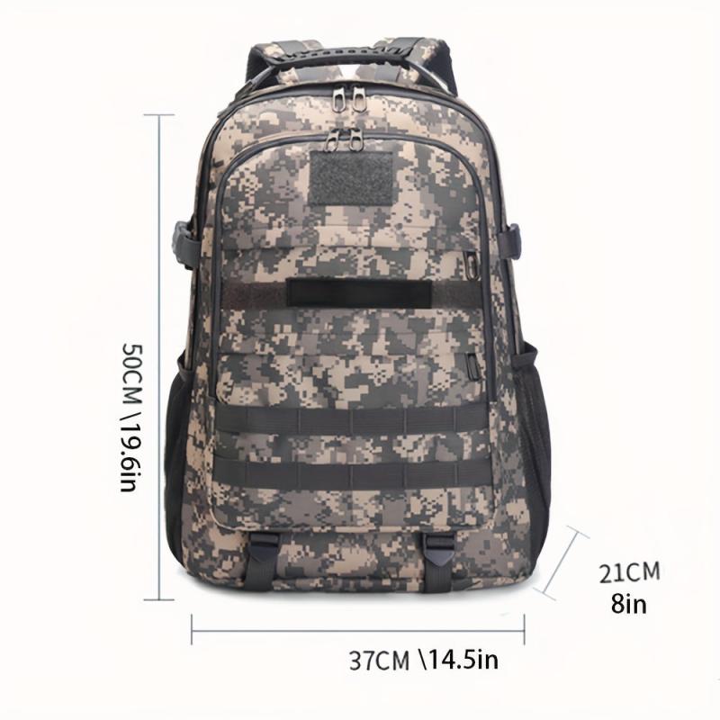 Camouflage Hiking Backpack Large Capacity Waterproof Travel Bag