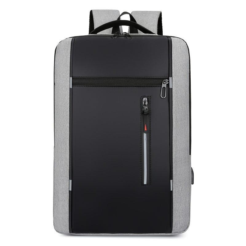 Men's Backpack With USB Charging Port Lightweight Stylish Laptop Backpack