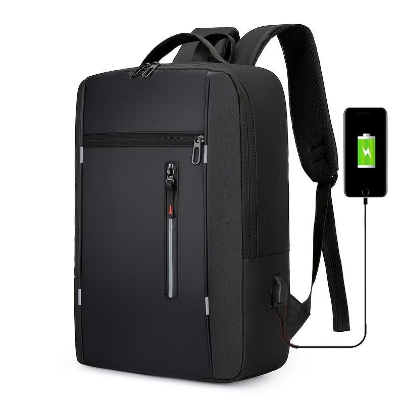 Men's Backpack With USB Charging Port Lightweight Stylish Laptop Backpack