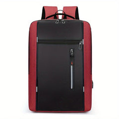 Men's Backpack With USB Charging Port Lightweight Stylish Laptop Backpack