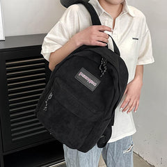 Large Capacity Canvas Travel Backpack for School Student